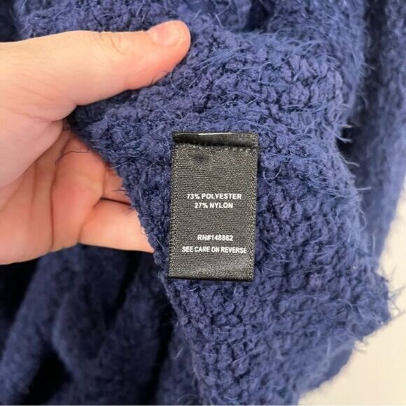 Torrid Popcorn Duster Open Front Sweater Blue 1/1X - Picture 13 of 16